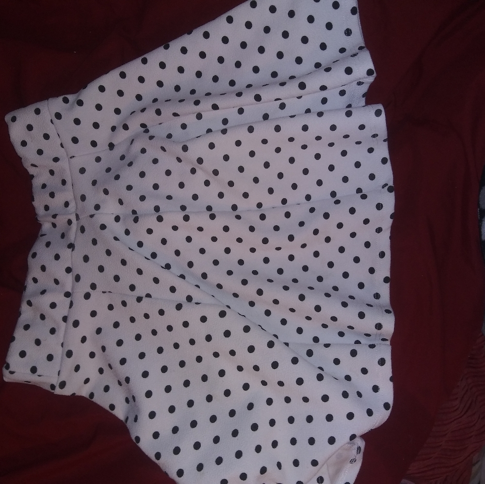 Polka dot tennis skirt